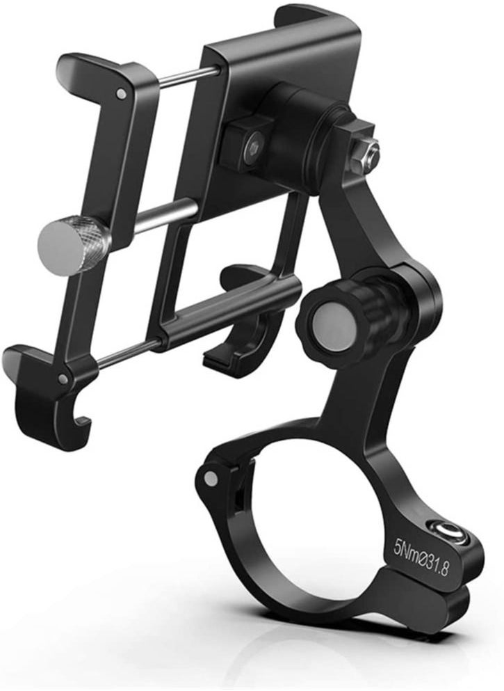 GUB - Plus11 Bicycle & Motorcycle Phone Mount, Aluminum Alloy Bike Phone Holder With 360° Rotation Adjustable For Iphone X Xr Xs 7S 8 Plus, For Samsung S7/S6/Note5/4 Gps Mount 4 To 6.8 Inch - Image 1