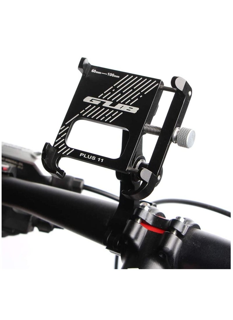 GUB - Plus11 Bicycle & Motorcycle Phone Mount, Aluminum Alloy Bike Phone Holder With 360° Rotation Adjustable For Iphone X Xr Xs 7S 8 Plus, For Samsung S7/S6/Note5/4 Gps Mount 4 To 6.8 Inch - Image 1