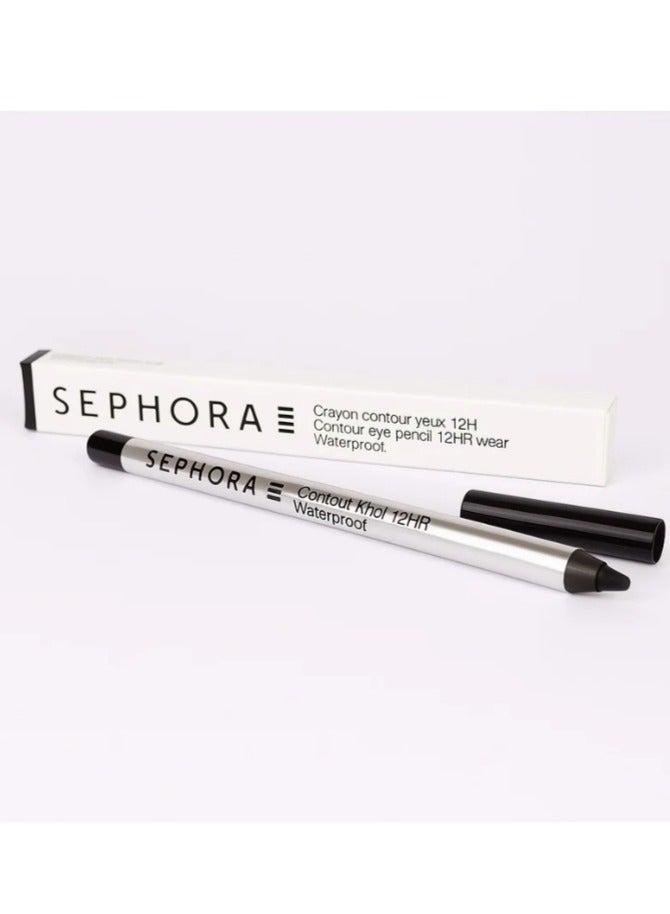 SEPHORA Sephora Contour Eye Pencil 12HR Wear Waterproof – Black - Image 2