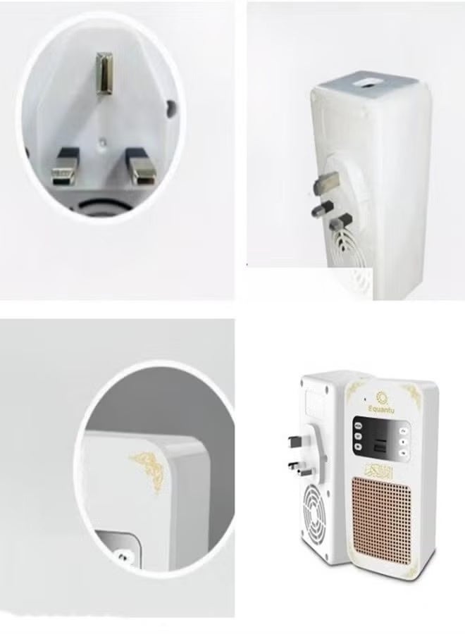 Equantu Wireless Quran Speaker LED Light Wall Plug Quran Speaker Holy Quran Speaker with Translation Bluetooth Remote Control Quran Player Radio USB Support Quran Speaker for Home School Hospitals Mosque - Image 2