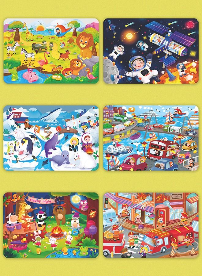 al ostoura toys Happy Zoo Educational Jigsaw Puzzle Children Toy for Kids 60-Piece - Image 3