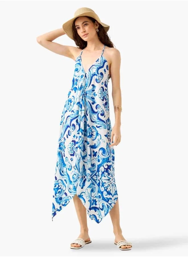 فاف Printed Viscose Cover-Up