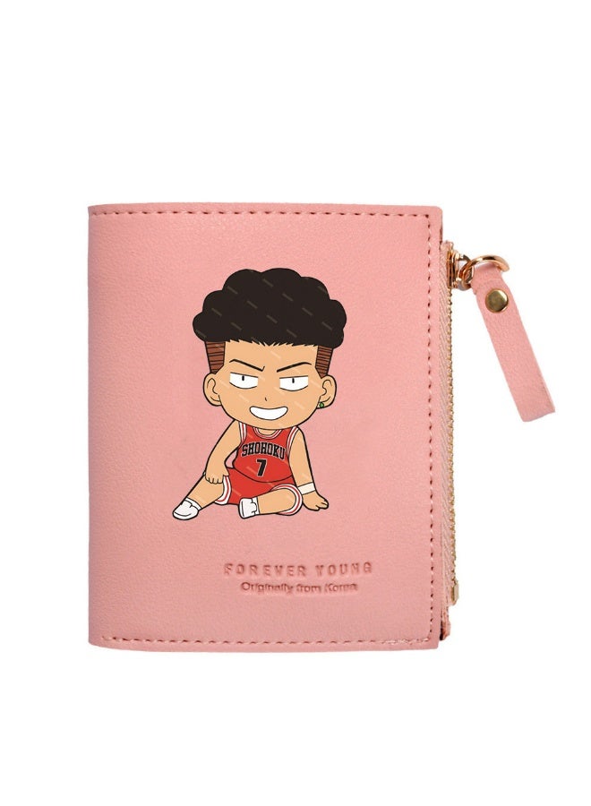 KUYING Slam Dunk Anime Student Lightweight Wallet Card Bag  - Image 1