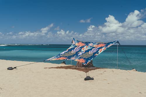 Neso Portable Beach Tent Sun Shelter with Sand Anchor Lightweight Beach Shade Canopy Easy Setup for Family Outings Patented Reinforced Corners UPF 50 7 x 7ft Save The Reef - Image 3