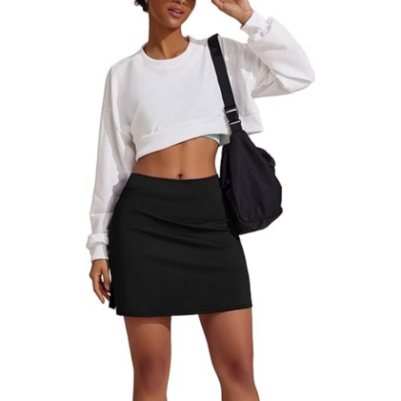 Women's Golf Tennis Skirt Knee-Length High Waist - Image 4