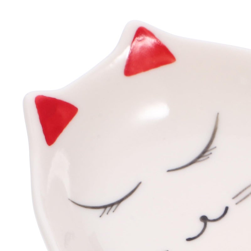 Ceramic Cat Spoon Rest And Chopsticks Holder Set Of 2 With Lid Rack - Image 4