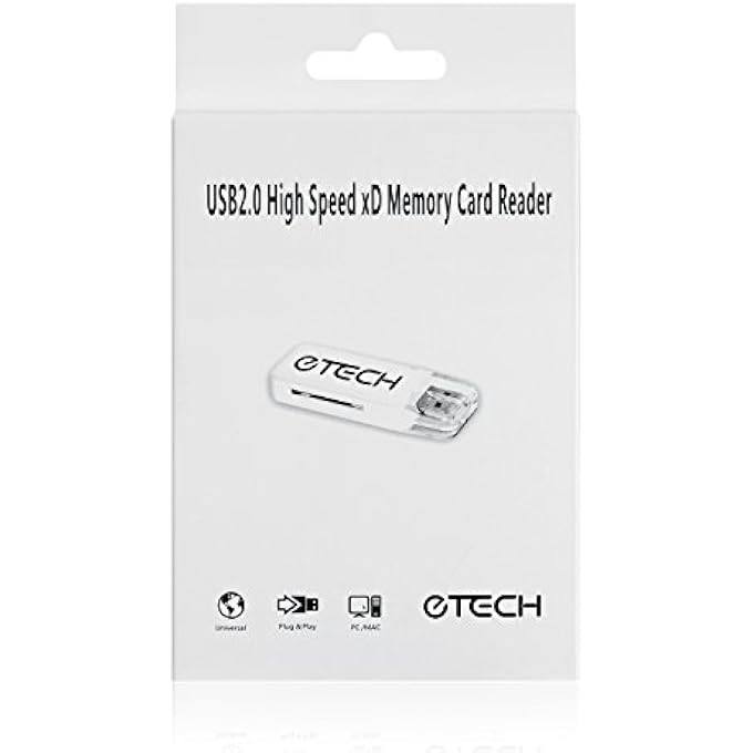 ETECH USB2.0 HIGH SPEED XD MEMORY CARD READER SUPPORTS OLYMPUS AND FUJI XD PICTURE CARD 1GB 2GB - Image 2