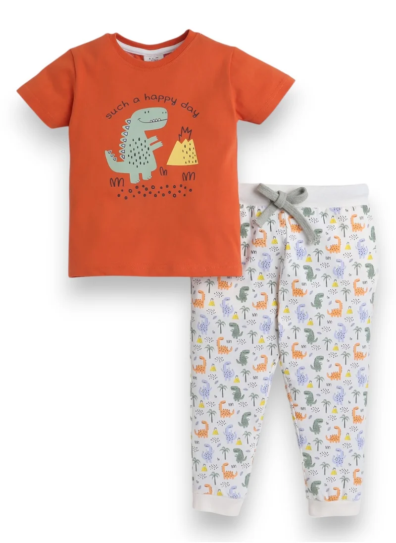 victor and jane Victor and Jane - Printed T-shirt and All-Over Printed Pyjama Set