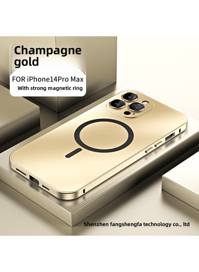 For Apple Metal Aluminum Alloy Frame Magnetic Suction Mobile Phone Case Snap Protective Cover Multiple Models Available 
