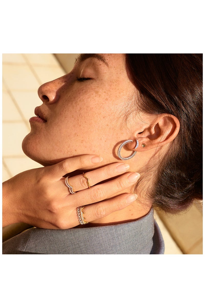 باندورا خاتم عظم الترقوة مطلي بالذهب عيار 14 قيراط - Image 4