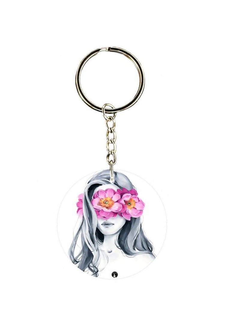 RKN Cartoon Printed Keychain