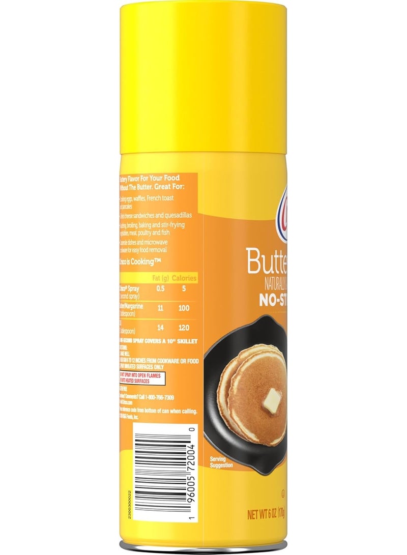 كريسكو بخاخ زيت غير لاصق بنكهة الزبدة 170 جرام - Image 3