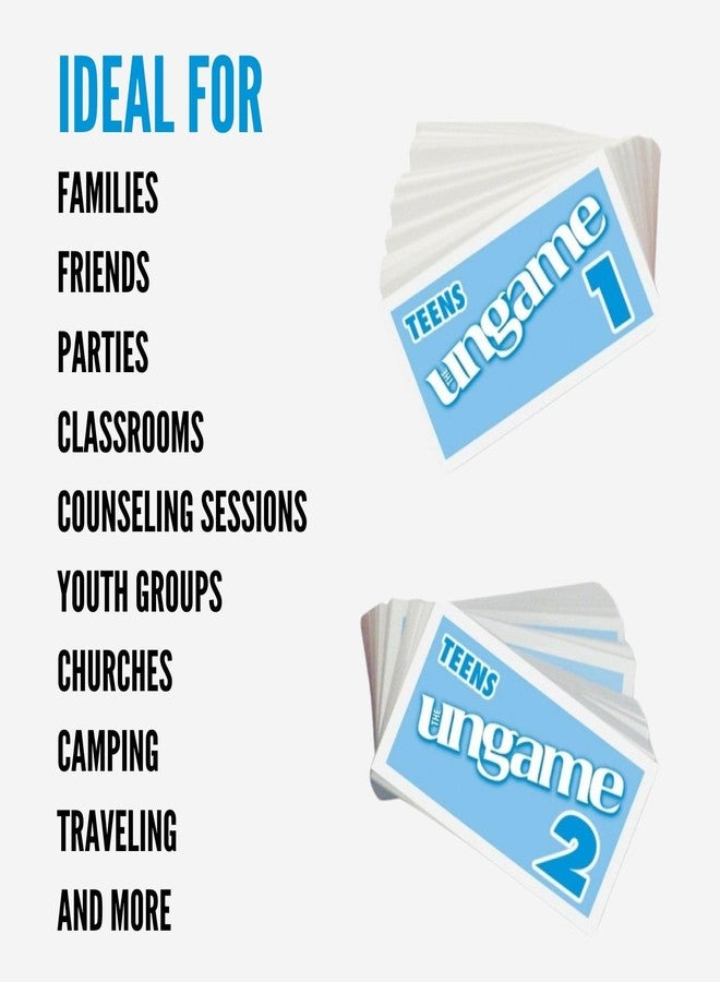 TaliCor POCKET UNGAME - Teens - non-competitive card game for teenagers to discuss, share values & experiences - break the ice and get teens to talk - Ages 12-18 - Image 2