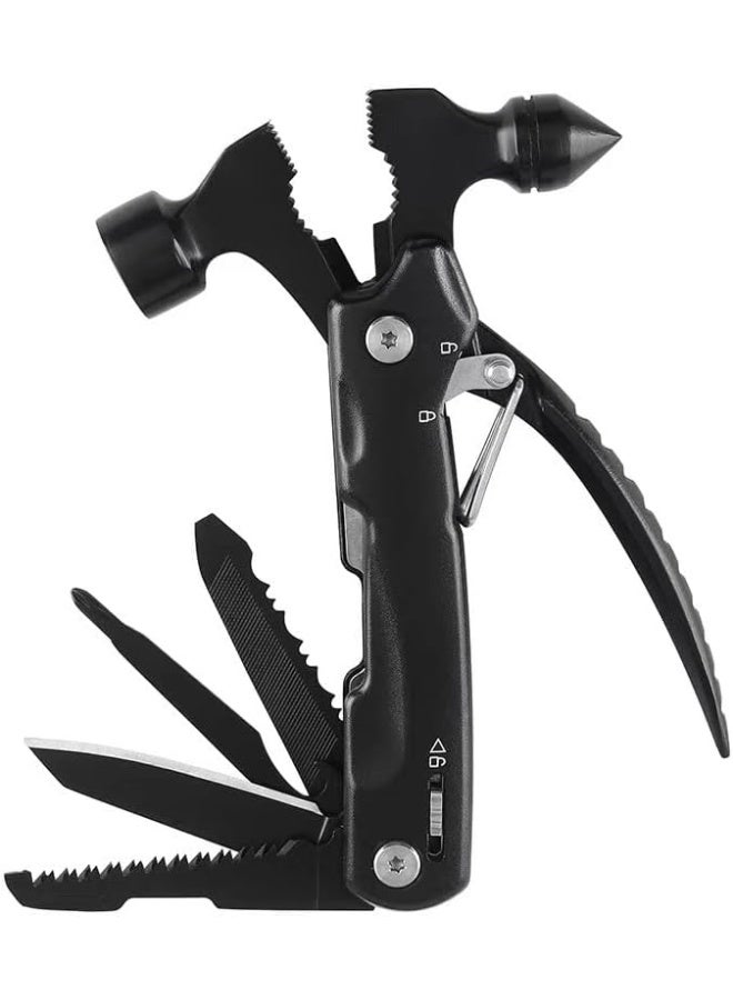 general Gifts for Men, 12 in 1 Hammer Multitool, Anniversary Birthday Gift for Men Dad Husband Him Grandpa, Unique Gifts for Dad Who Have Everything, Camping Essentials Cool Gadgets Tools - Image 1