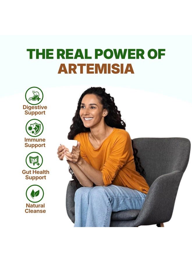 Go Nutra Artemisia Powder 8 oz | Sweet Wormwood Powder | Pure Artemisia Annua Artemisinin Herbal Supplement | Non-GMO - Image 2