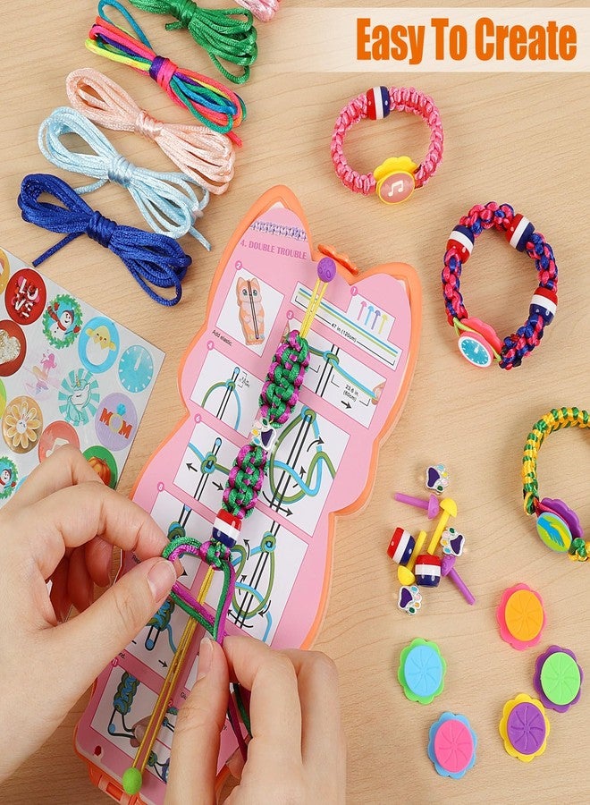FUNiOi Bracelet Making Kit for Girls 8-10 12 Year Old - DIY Friendship Bracelets Crafts Toys for Kids Ages 6, 7+, Cool Birthday Gift Idea - Cute Squirrel Appearance Bracelet String Maker - Image 4