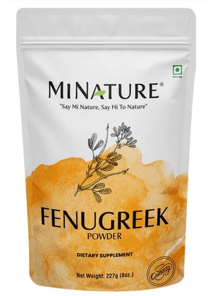 mi nature Minature Fenugreek Organic Powder - 227 gm - Image 1