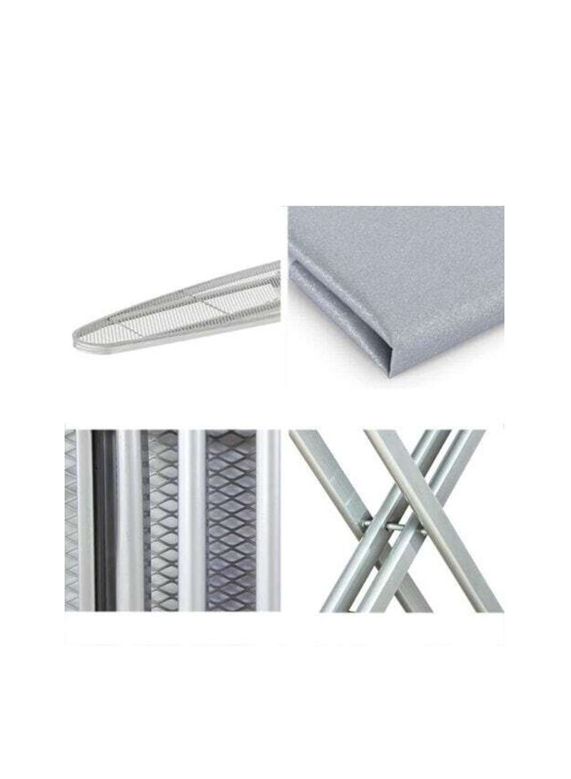 Enmac Black Ironing Board, Heat Resistant Iron Board With Steam Iron Rest, Foldable Ironing Stand. with dork Gray Color structure 110 x 34 cm - Image 3