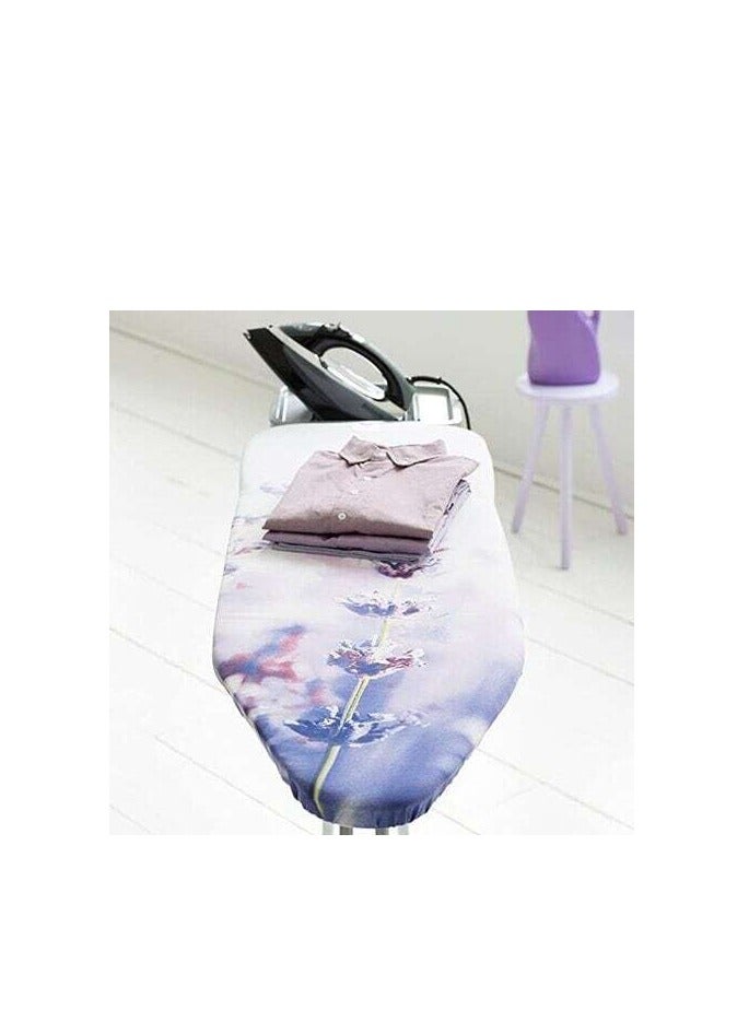 Enmac Black Ironing Board, Heat Resistant Iron Board With Steam Iron Rest, Foldable Ironing Stand. with dork Gray Color structure 110 x 34 cm - Image 2