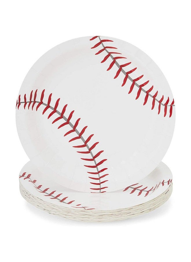 Blue Panda - Baseball Birthday Party Pack Dinnerware Set And Banner (Serves 24 171 Pieces) - Image 1