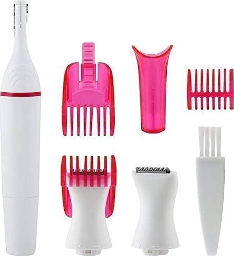 V R ENTERPRISE V R ENTERPRISE Sales 5 In 1 Styler Safety For Upper Lip Chin Eyebrow Trimmer For Women Underarm Face Hair Remover Shaver For Women Multicolor - Image 5