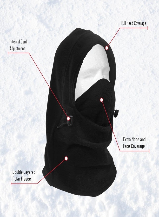 Rothco 3-in-1 Adjustable Double Layer Fleece Balaclava - Versatile Winter Headwear for Outdoor Activities - Image 3
