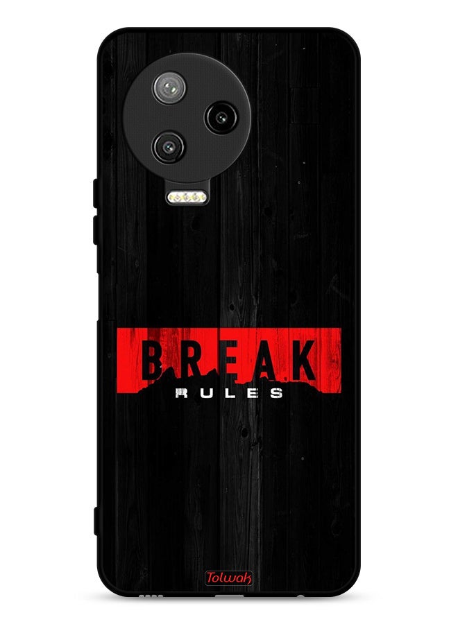 Tolwak Infinix Note 12 Pro 4G Protective Case Cover Break Rules - Image 1