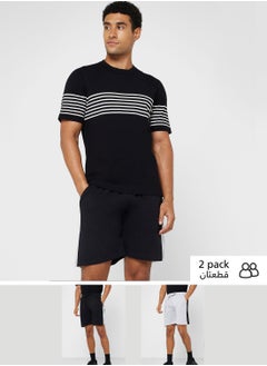 Seventy Five Basics 2 Pack Panel Shorts  - Image 1