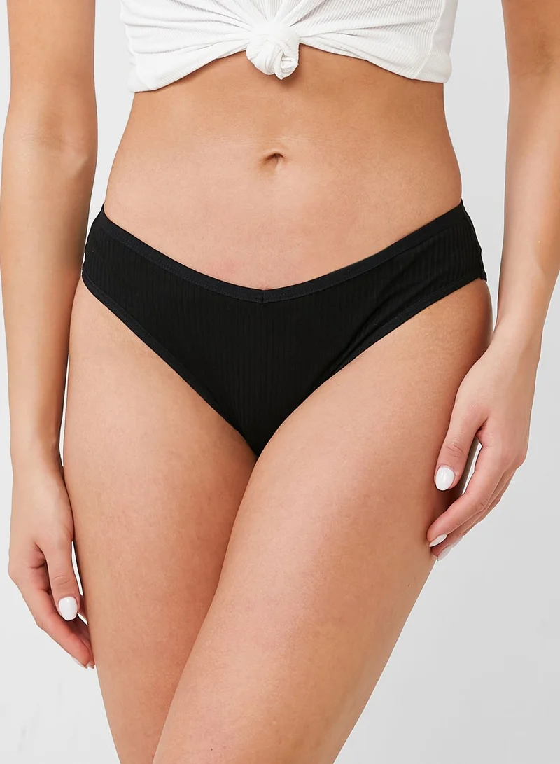 Ginger Basics 2 Pack Ribbed Bikini