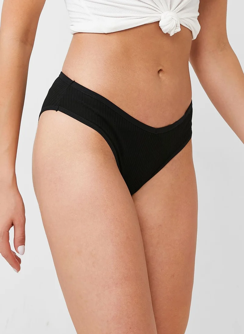 Ginger Basics 2 Pack Ribbed Bikini