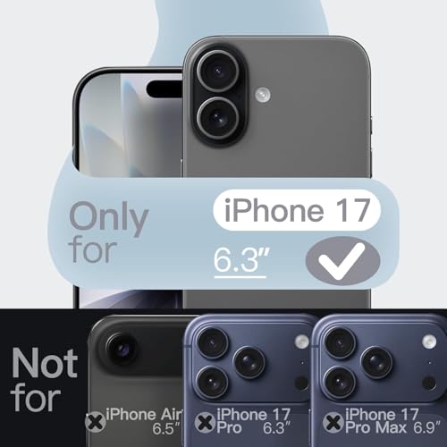 SBMS Silicone Case for iPhone 17 6.3-Inch, Silky-Soft Touch Full-Body Protective Phone Case, Shockproof Back Cover for iPhone 17 (Black, iPhone 17) - Image 2
