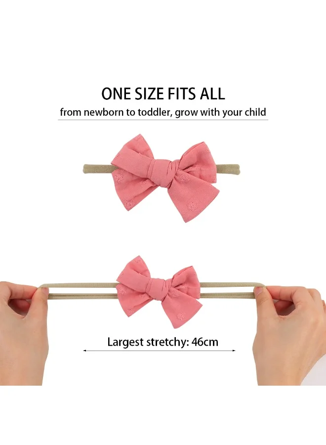 D'Daniela D'Daniela Jana Ribbon Bow Clip Set with Ponytail For Babies and Girls - Olive Green