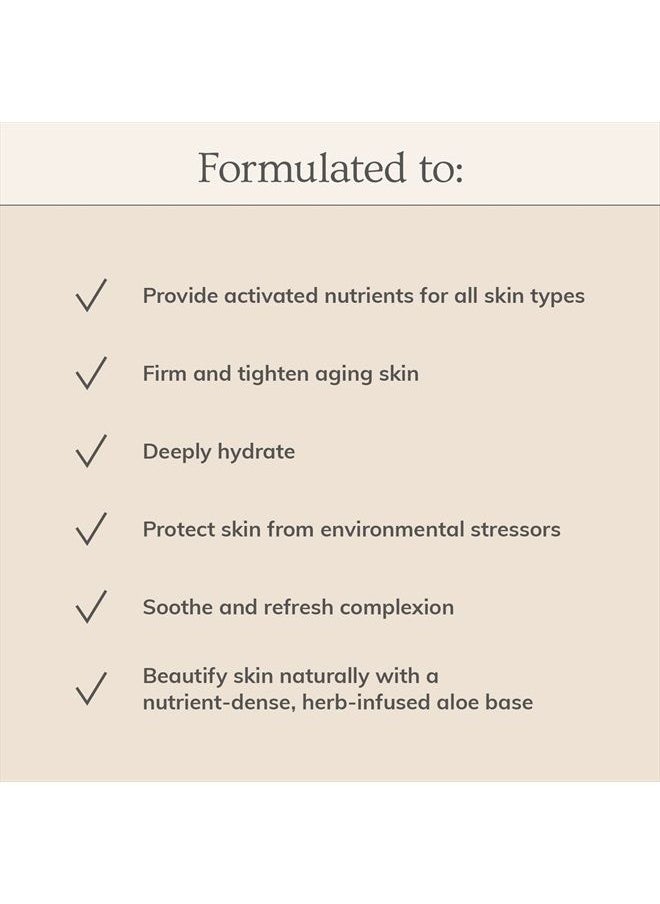 Annmarie Skin Care Anti-Aging Serum - Aloe-Vera Based Serum with Hyaluronic Acid & Herbal Extracts of Life Everlasting Flowers & Buddleja, Rose Distillate, Hydrating & Firming Serum for Dry Skin, Fine  - Image 3