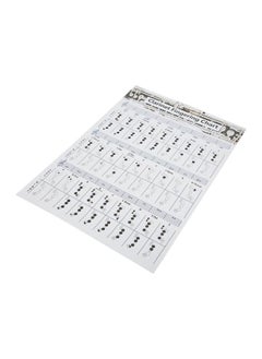 Thoraya Clarinet Fingering Chart Clarionet Chords Poster Training Chart Musical Instrument Accessories for BeginnersL 56cm  - Image 3