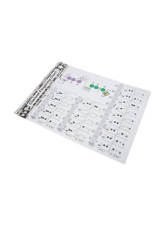 Thoraya Clarinet Fingering Chart Clarionet Chords Poster Training Chart Musical Instrument Accessories for BeginnersL 56cm  - Image 4