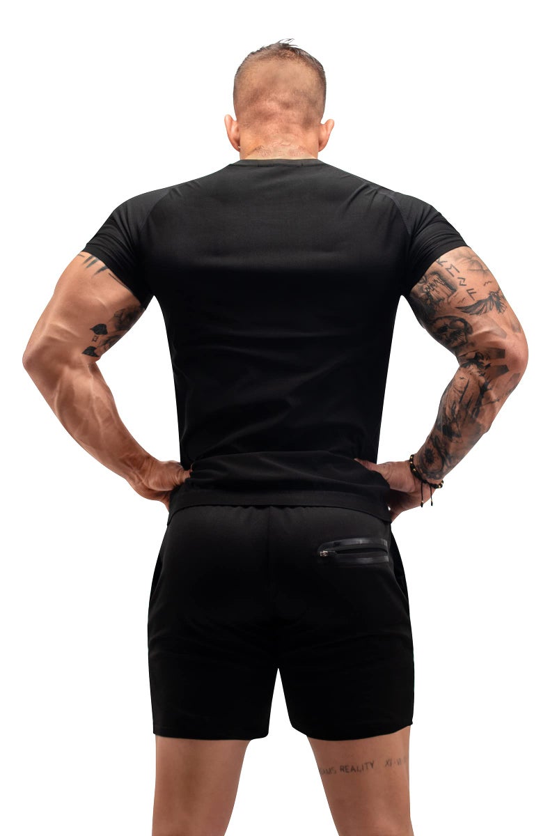 FUXERT Sauna Shirt for Men Sweat Sauna Suit for Gym Exercise Compression Shirt Workout Shapewear (SOBK XXL) - Image 3