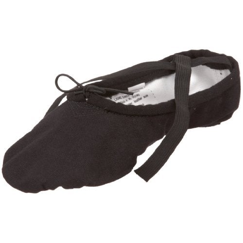 Sansha unisex-adult Pro 1 Canvas Ballet Slipper,Black,4 N (2.5 N US Women's) - Image 4