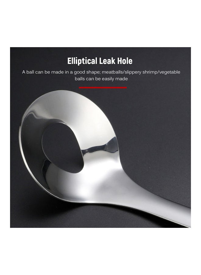 NIBEMINENT - Stainless Steel Meatball Maker Scoop Silver - Image 1