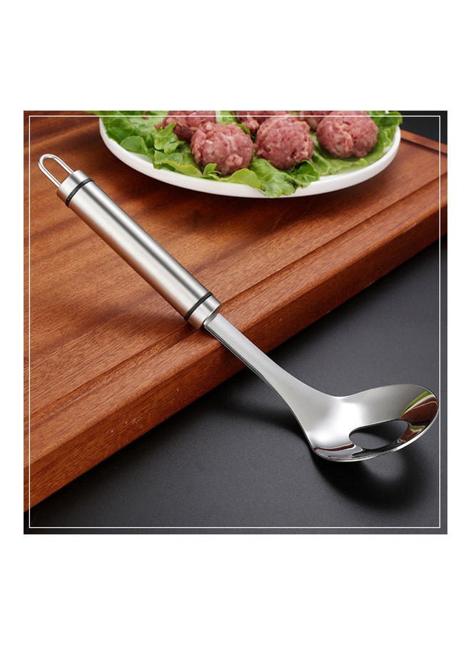 NIBEMINENT - Stainless Steel Meatball Maker Scoop Silver - Image 1