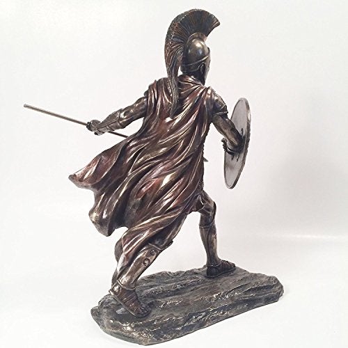 wu Sale - Achilles Unleashed with Spear & Shield Statue Sculpture Figurine Troy - Image 4