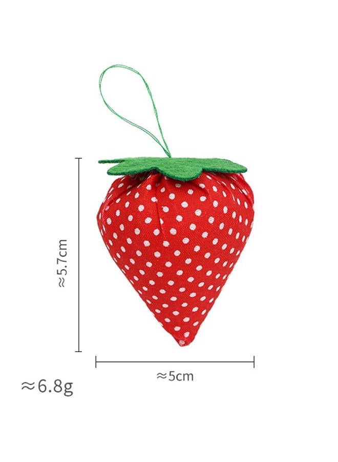 bouti1583 3PCS Strawberry Shaped Needle Pin Cushion DIY Handcraft Tool for Cross Stitch Sewing Home Sewing Needle Pin Cushion Pillow Pincushion - Image 4