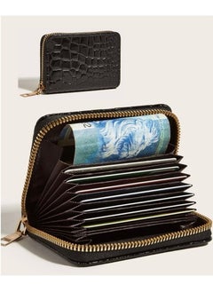 SOSEKO Credit Card And Money Wallet Holder Royal Black  - Image 1
