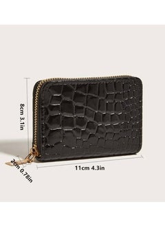 SOSEKO Credit Card And Money Wallet Holder Royal Black  - Image 5