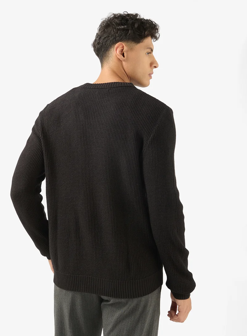 JACK & JONES Jjroy Knit Crew Neck Sweatshirt