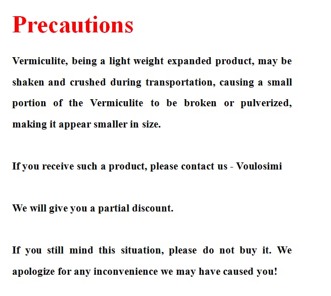 Voulosimi 20QT Organic Vermiculite Granules for Plants and Gardening - Image 2