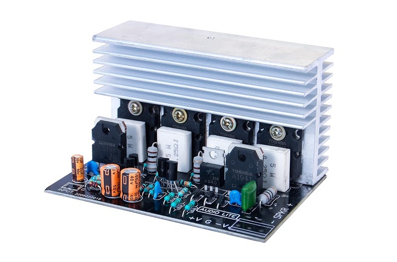 AUDIO LITE 200W Mono Amplifier Board for SUBWOOFER Using 2 Pair of 2SC5200+2SA1943 with Heavy Driver Section. - Image 3