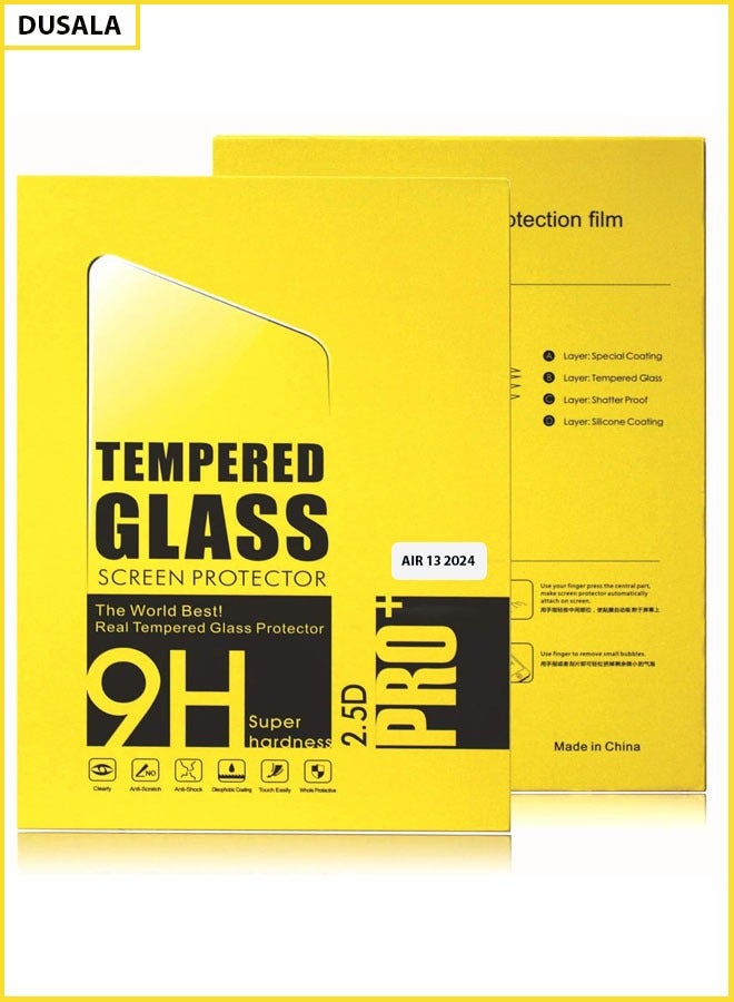 DUSALA Screen Protector for iPad Air 13-Inch M3/M2 (2025/2024), 9H Tempered Glass Film, HD Clear