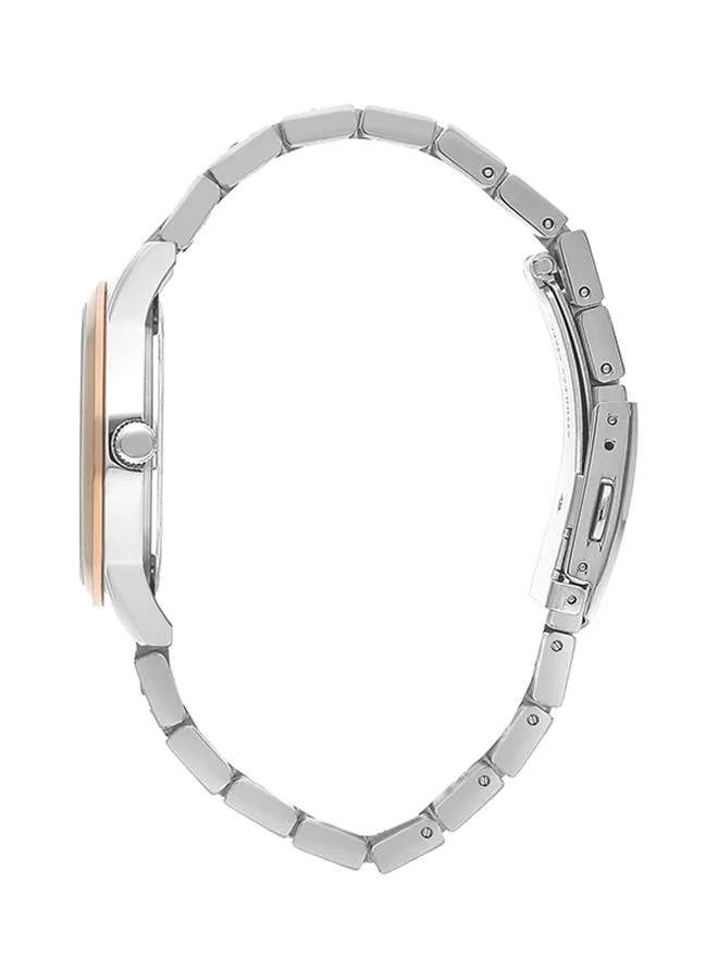 BEVERLY HILLS POLO CLUB Beverly Hills Polo Club Women's VX3J Movement Watch, Multi Function Display and Metal Strap - BP3360X.530, Silver