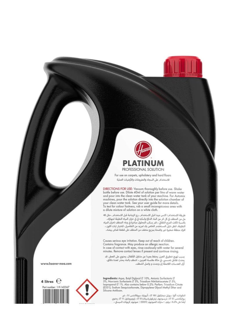 HOOVER Hoover Platinum Professional Carpet Cleaning Solution 4 Litre  - Image 3