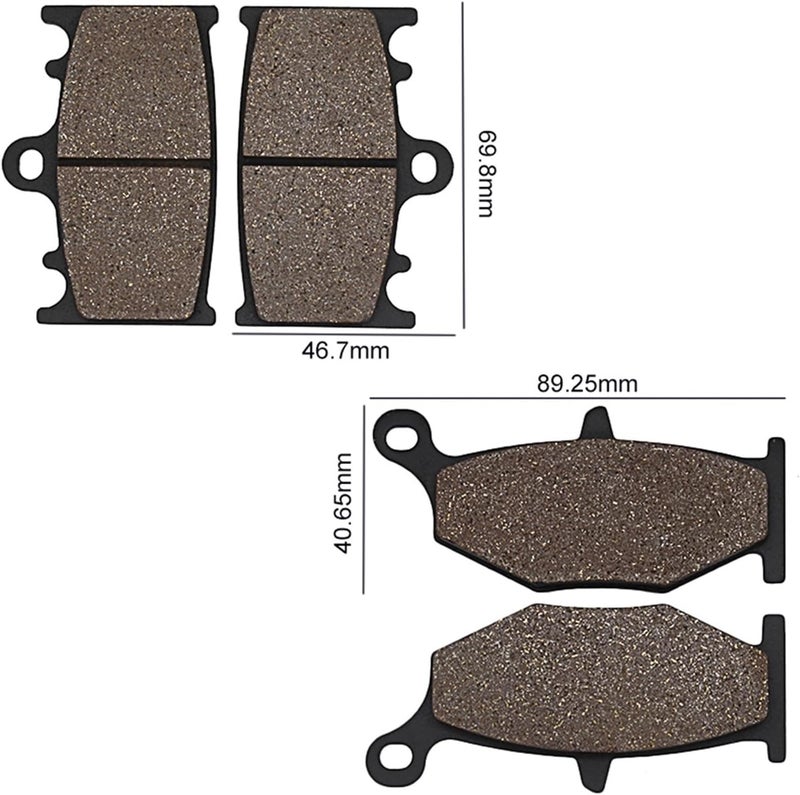 Wivplex Motorcycle Brake Pads for GSR Series - Image 2